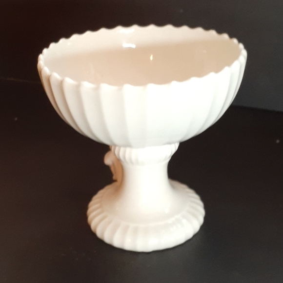 Vintage Cherub Compote Vase by Lefton - Picture 3 of 6